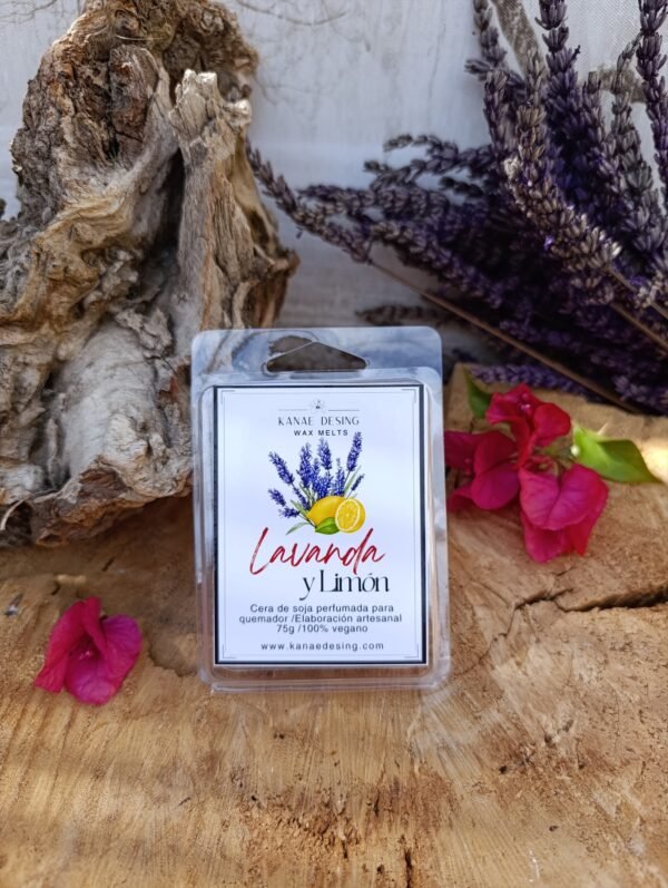 Cera Perfumada Lavanda y Limón