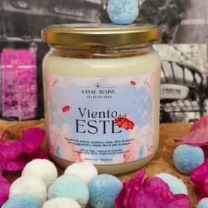 vela de soja algodón de azúcar-viento del este-mary poppins