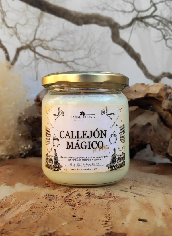 vela aromática harry potter callejón mágico