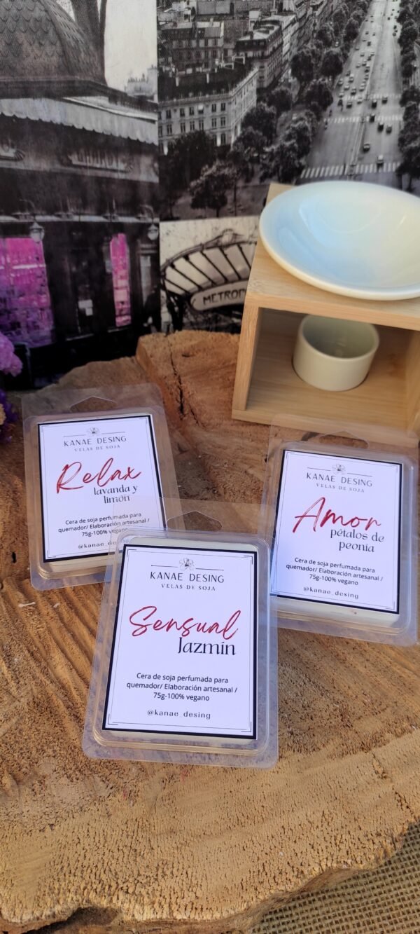 Cera perfumada Wax Melts aroma a Lavanda y Limón