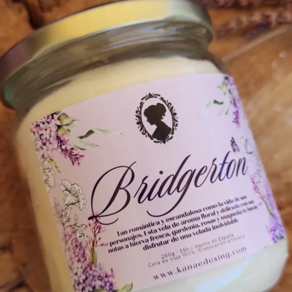 Vela aromática de cera de soja Los Bridgerton