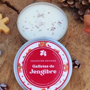 vela aromática galleta de jengibre