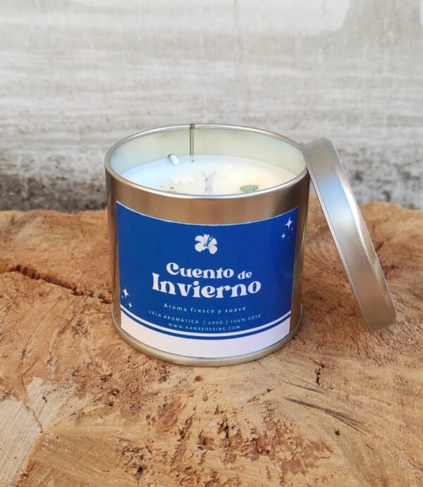 vela aromática cuento de invierno