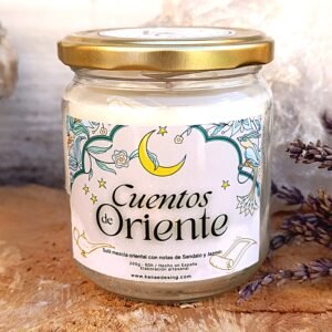 vela aromática cuentos de oriente