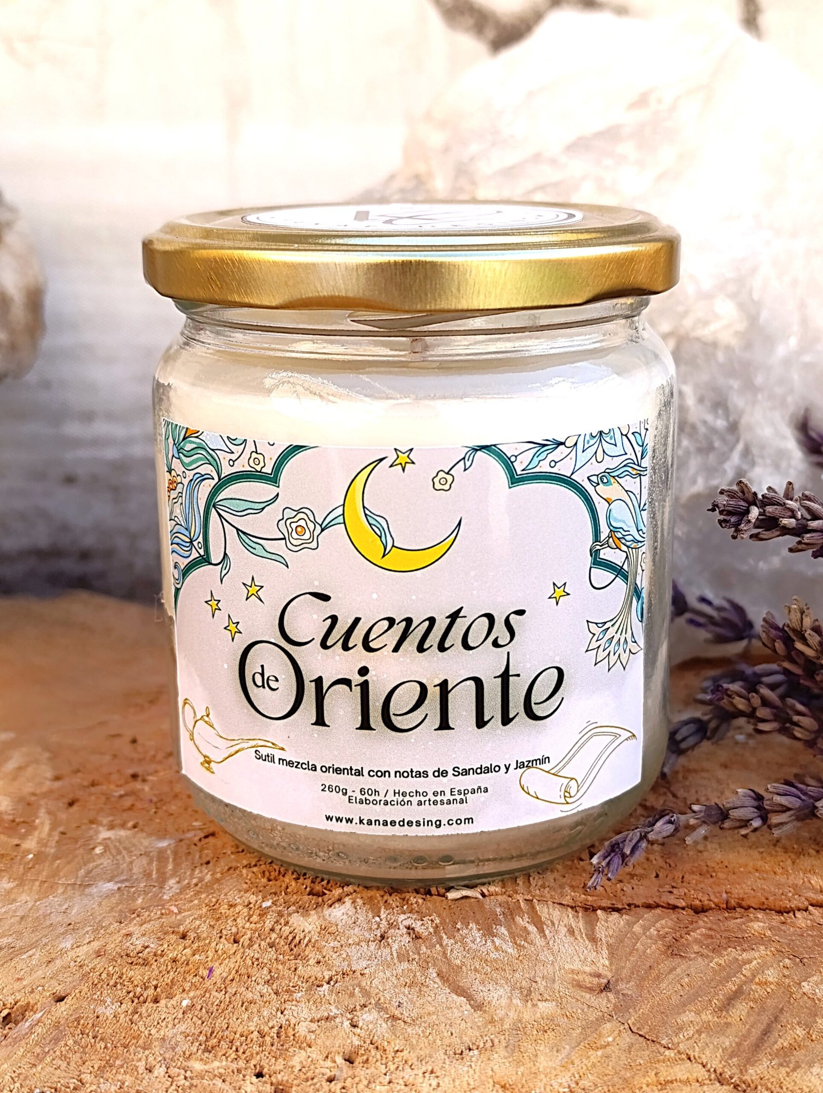 vela aromática cuentos de oriente