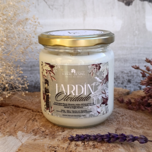 vela aromática jardín olvidado