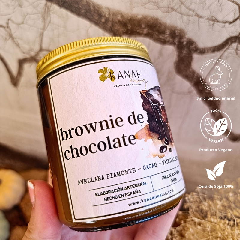 Vela aromática Brownie de Chocolate - Imagen 3