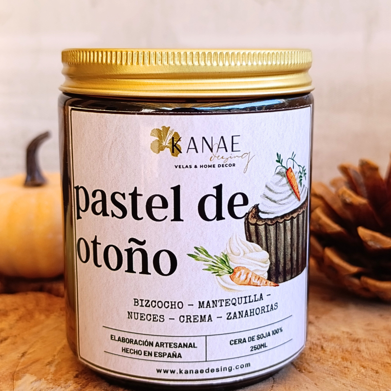 Vela aromática Pastel de Otoño