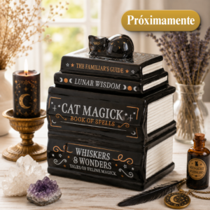 Quemador de Cera «Libro Gato Mágico»