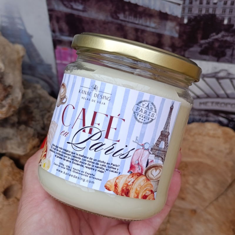 Vela Aromática "Café en París" - Imagen 2