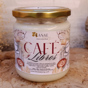 Vela Aromática Café y Libros