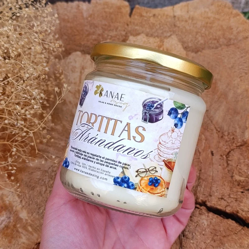 Vela Tortitas con Arándanos - Imagen 2