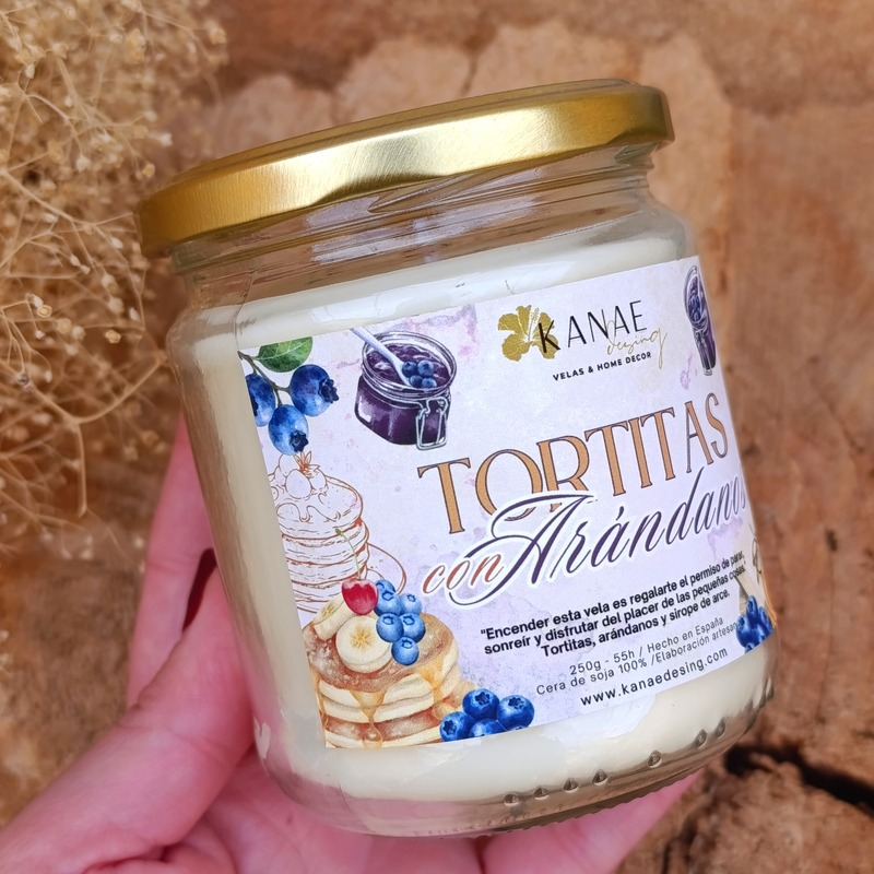 Vela Tortitas con Arándanos - Imagen 3